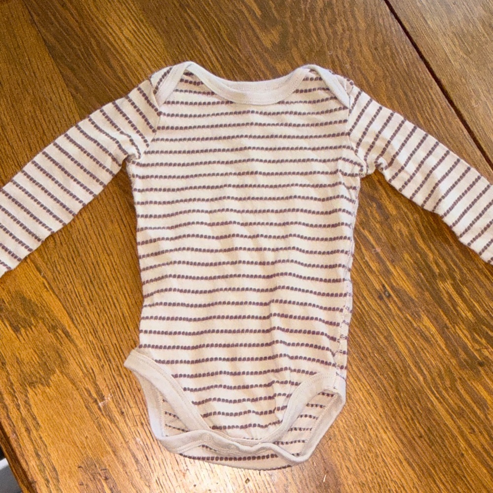Easy Peasy 100% Cotton 12M Onsie